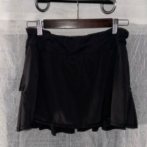 Black golf skort